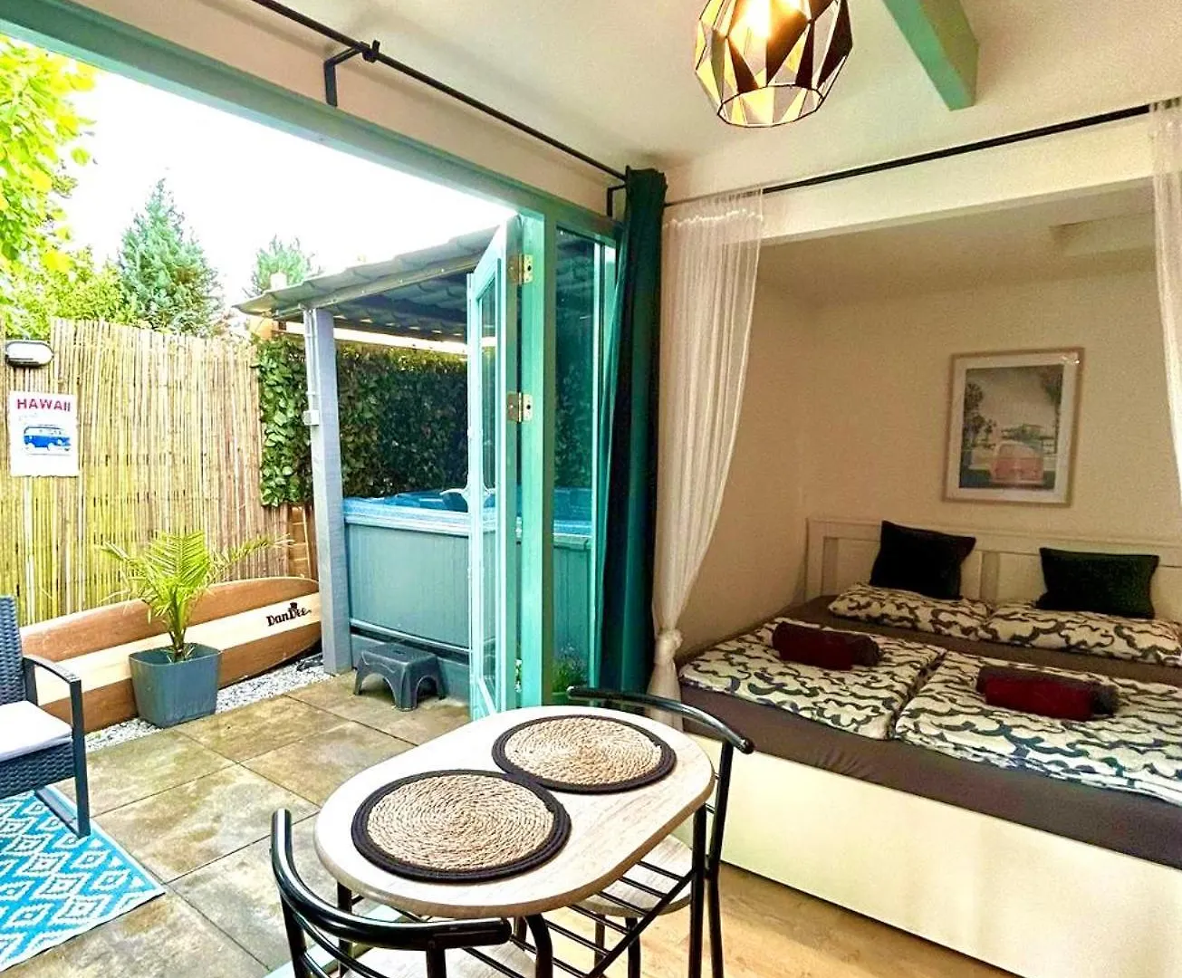 Semesterbostad Caribbean Style Beach House With Jacuzzi & Private Garden Near Amsterdam